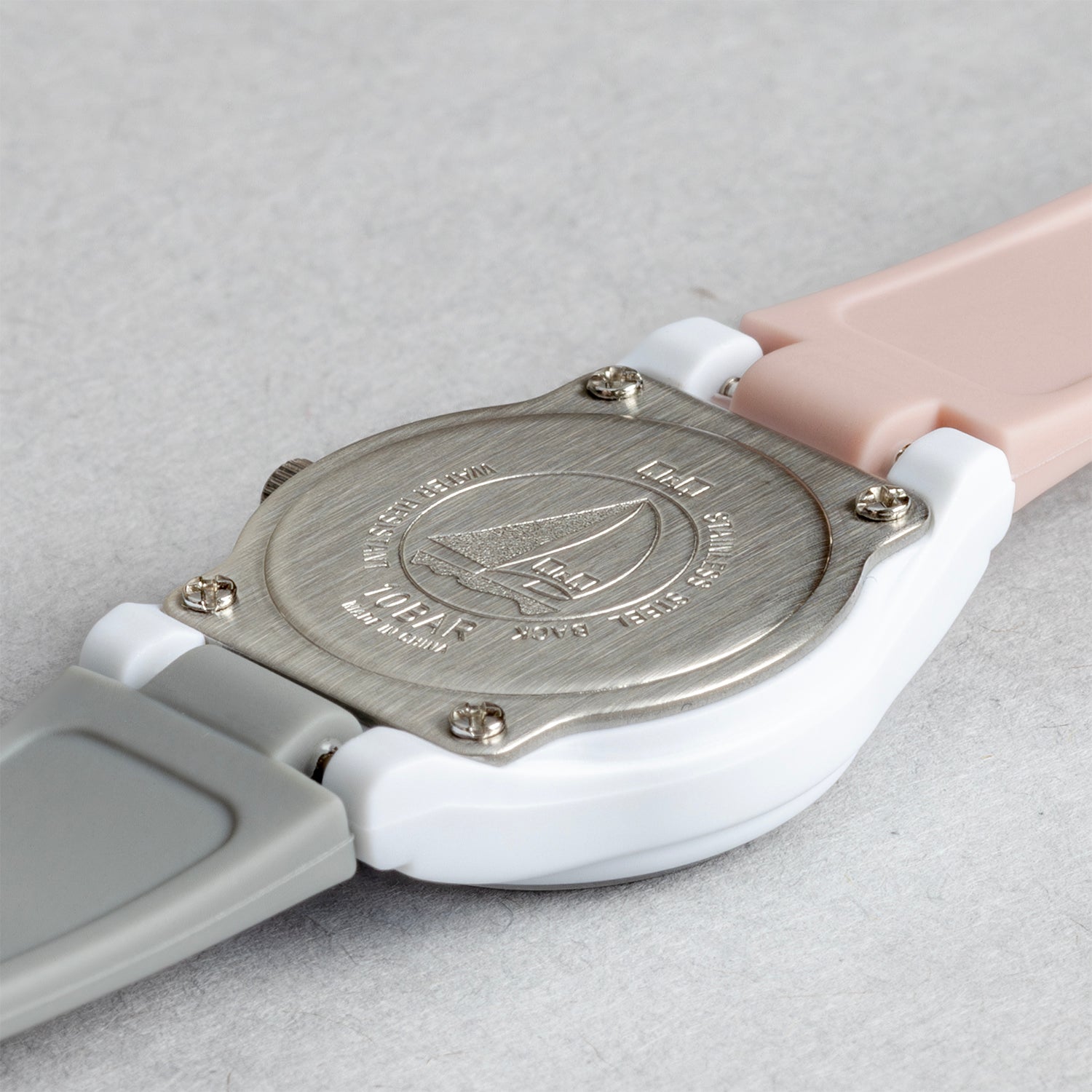 Q&Q シチズン VP47J038Y ピンク グレー文字盤 アナログ レディース 腕時計