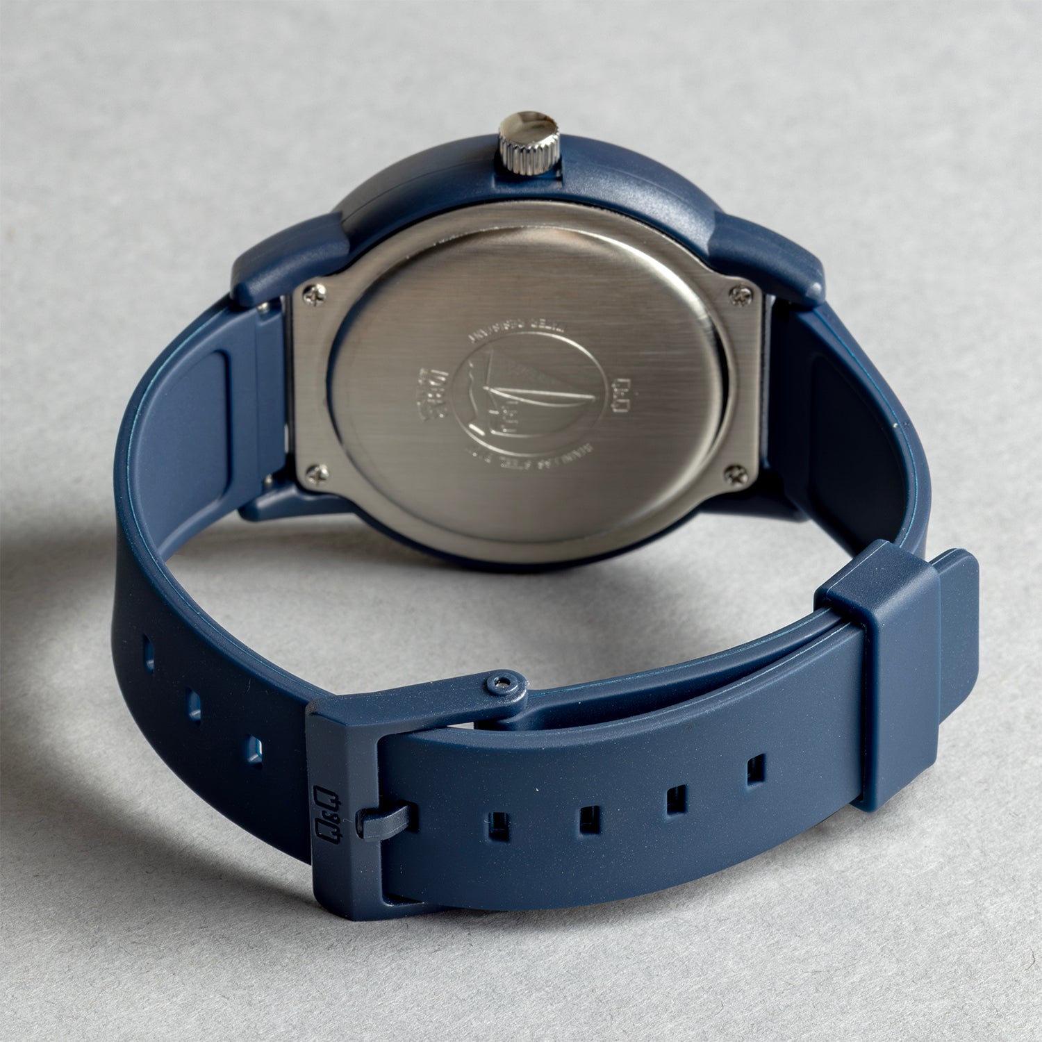 Q&Q シチズン VR52J002Y ネイビー ネイビー文字盤 アナログ ユニセックス 腕時計 ベルト