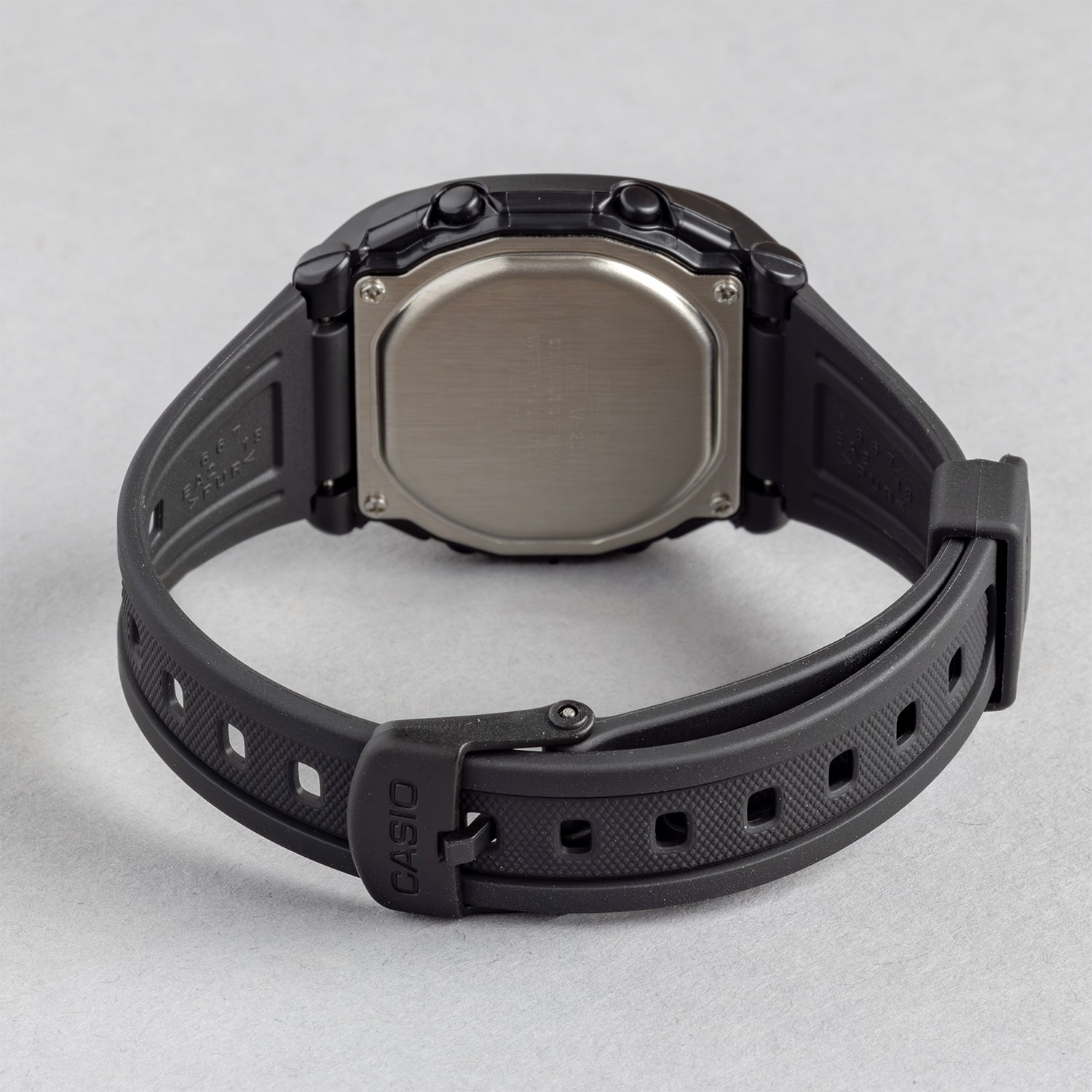 CASIO カシオ W-201-1A ブラック ブラック文字盤 デジタル メンズ 腕時計 ベルト
