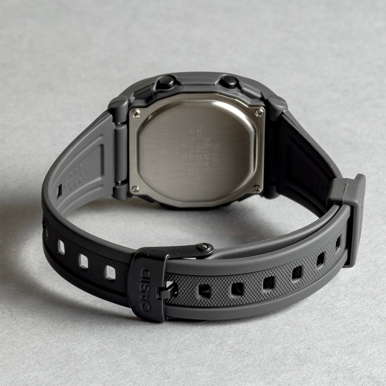 CASIO カシオ W-201-1B ブラック ブラック文字盤 デジタル メンズ 腕時計 ベルト
