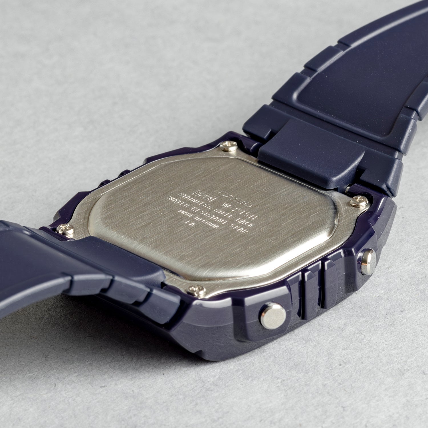 CASIO カシオ W-215H-2A ブルー ブラック文字盤 デジタル ユニセックス 腕時計