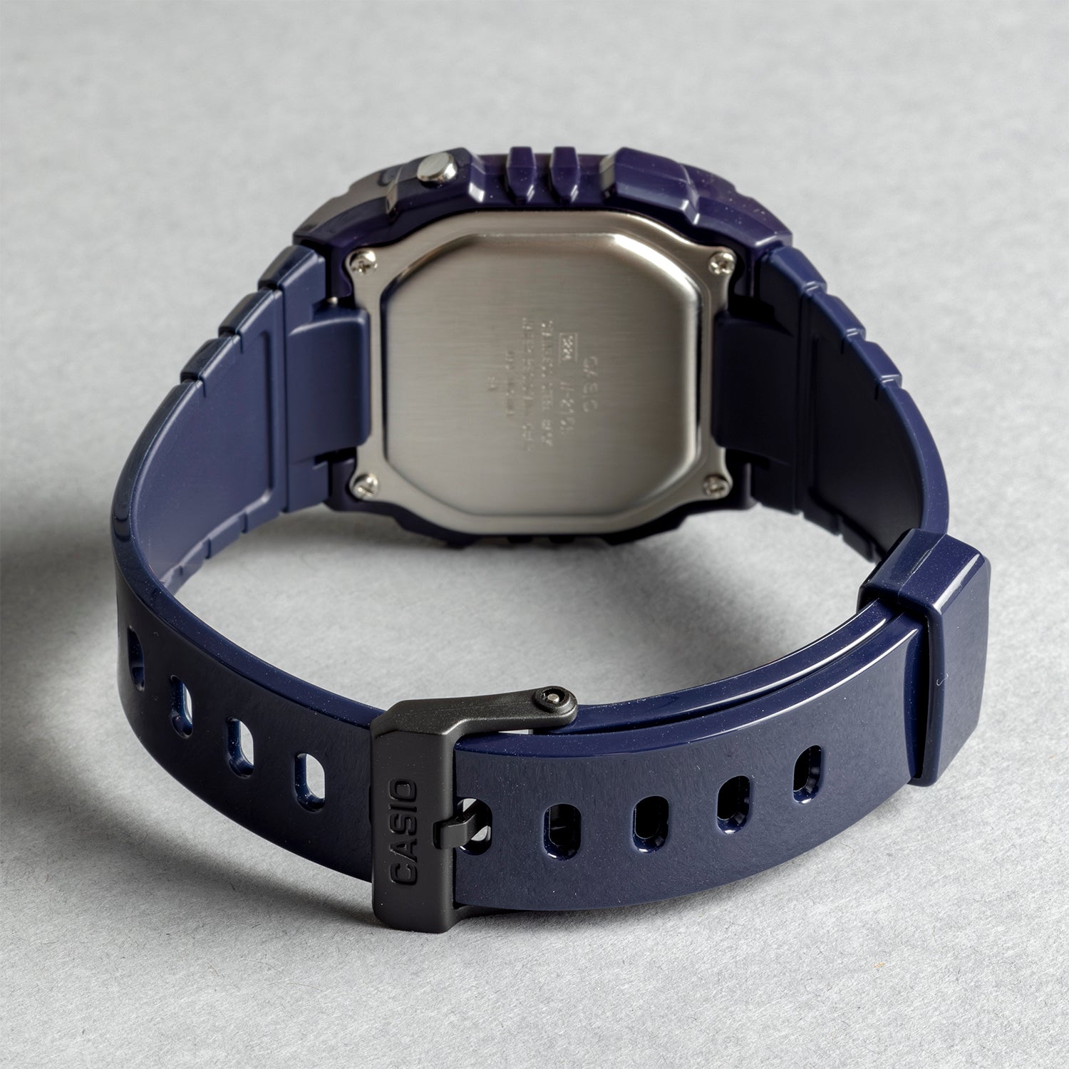 CASIO カシオ W-215H-2A ブルー ブラック文字盤 デジタル ユニセックス 腕時計