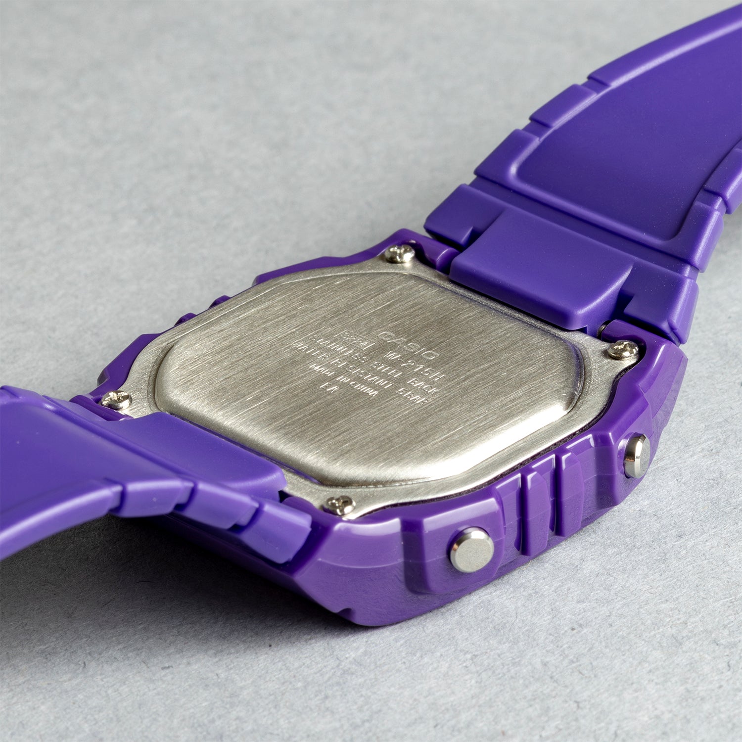 CASIO カシオ W-215H-6A パープル パープル文字盤 デジタル ユニセックス 腕時計