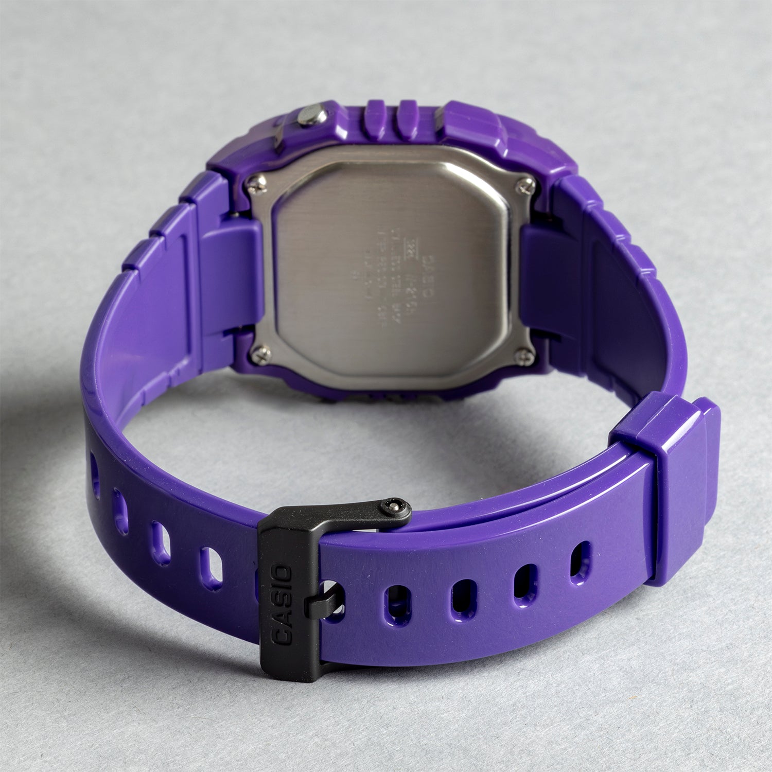 CASIO カシオ W-215H-6A パープル パープル文字盤 デジタル ユニセックス 腕時計