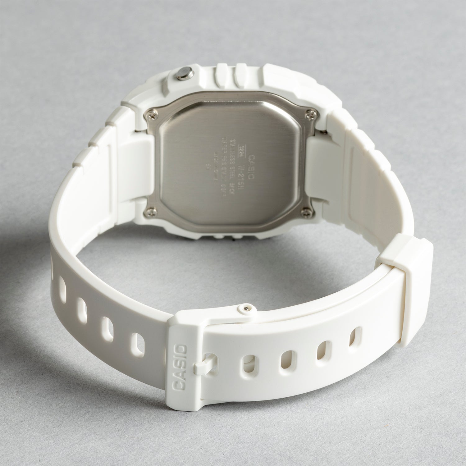 CASIO カシオ W-215H ホワイト デジタル ユニセックス 腕時計