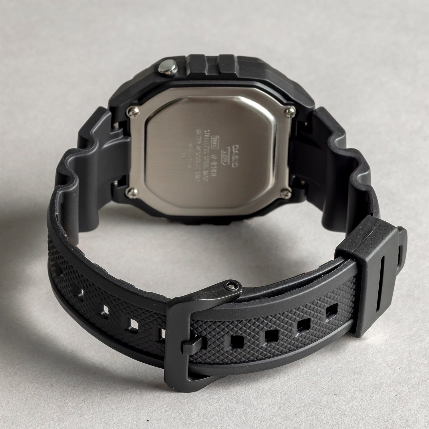 CASIO カシオ W-218H-1B ブラック ブラック文字盤 デジタル メンズ 腕時計 ベルト