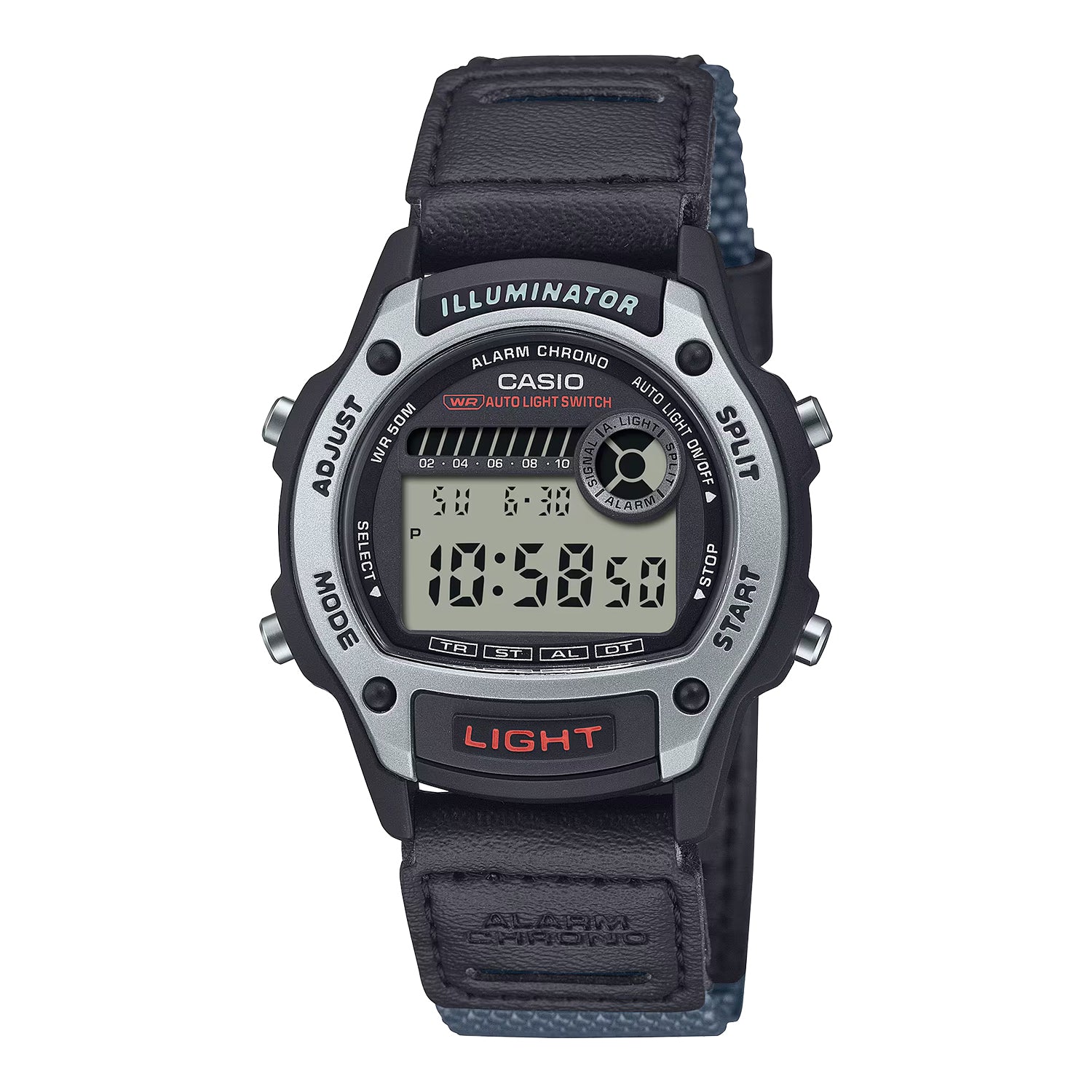 CASIO カシオ W-220HF-8A ブラック ブラック文字盤 デジタル メンズ 腕時計