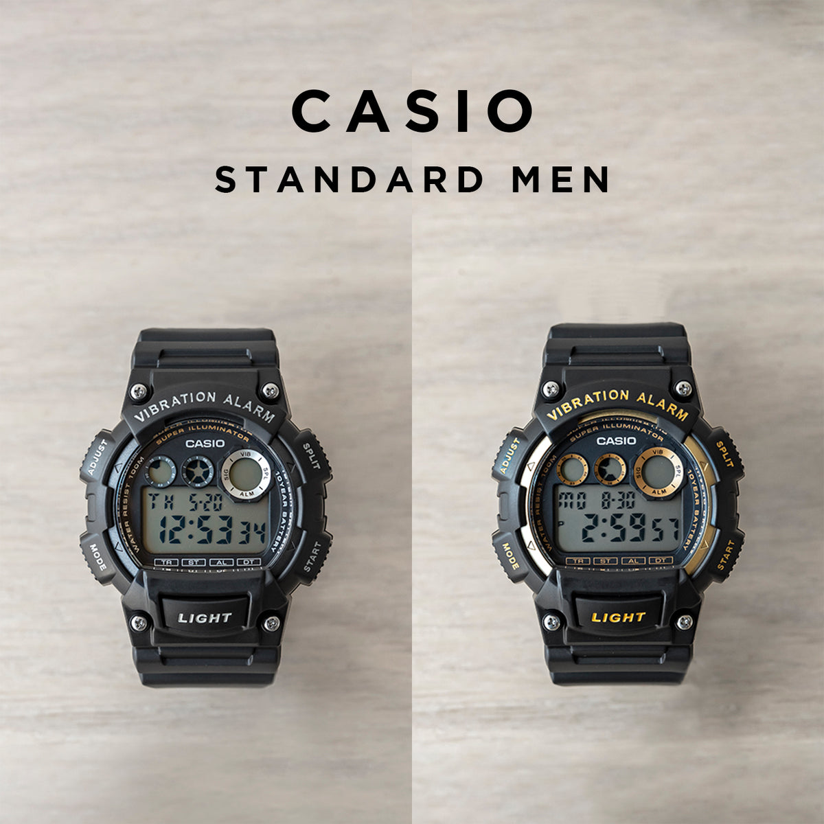CASIO カシオ CASIO STANDARD <br>W-735H メンズ 腕時計 10年保証