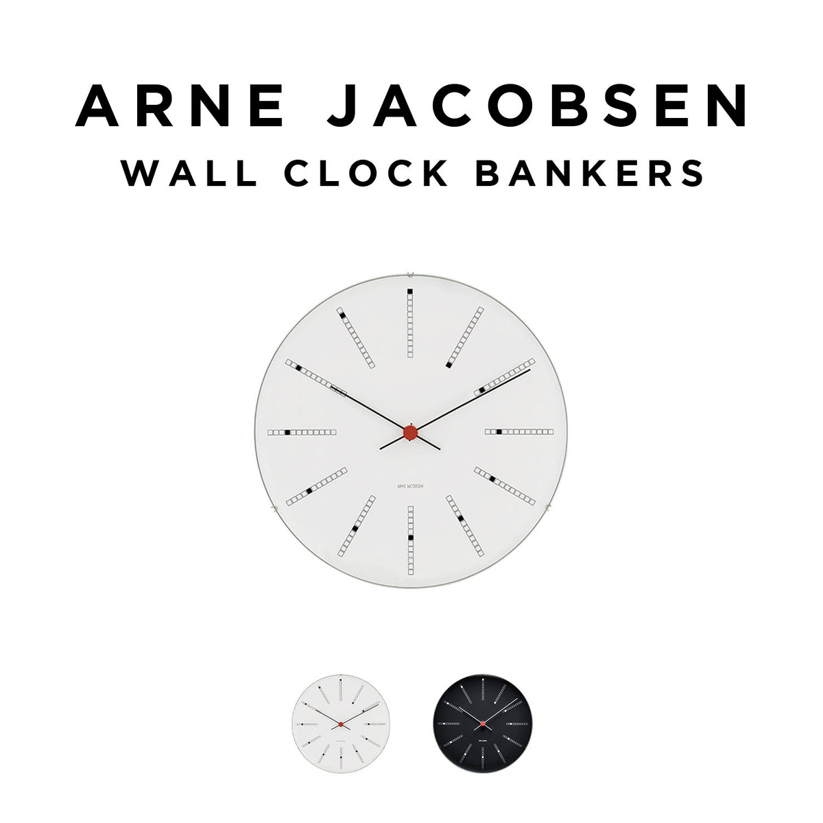 ARNE JACOBSEN アルネ・ヤコブセン ウォールクロック バンカーズ 