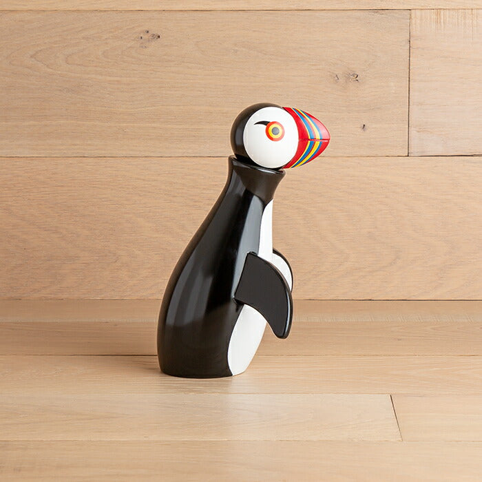 KAYBOJESENDENMARKカイボイスンデンマークパフィン39420北欧インテリア木製玩具置物オブジェブランドパフィンブラック黒ホワイト白ギフトプレゼント
