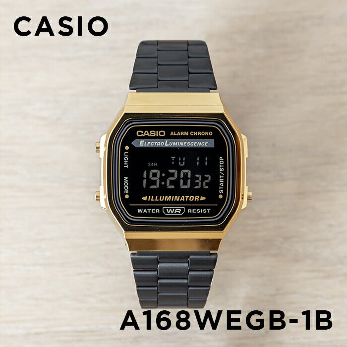 CASIO STANDARD A168WEGB-1B