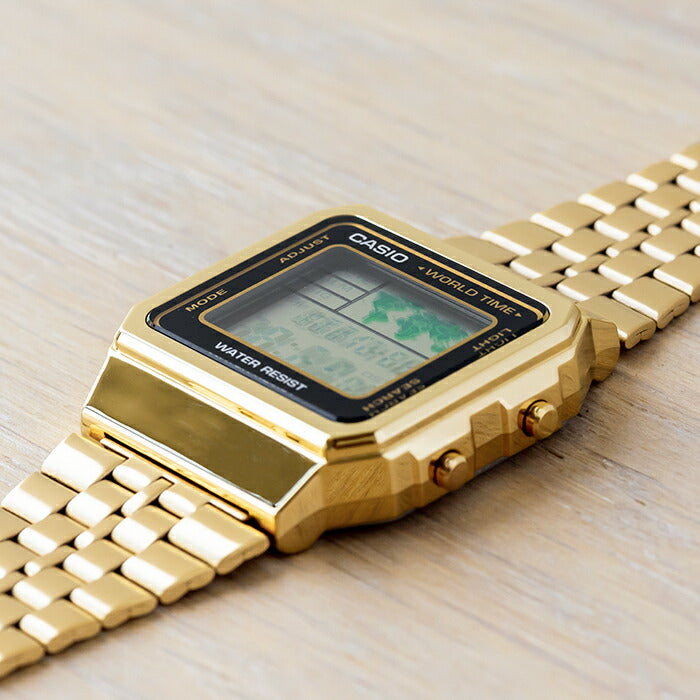 【10年保証】【日本未発売】CASIOSTANDARDカシオスタンダードA500WGA-1腕時計時計ブランドメンズレディースキッズ子供男の子女の子チープカシオチプカシデジタル日付カレンダーゴールド金ブラック黒海外モデルギフトプレゼント