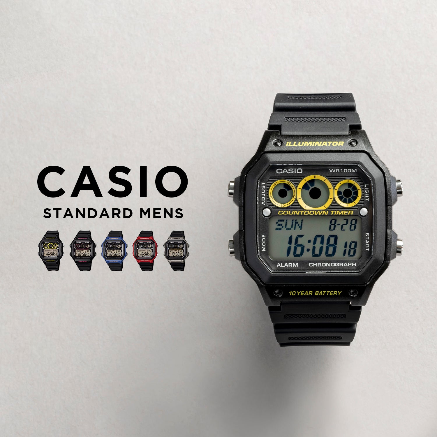 CASIO カシオ AE-1300WH デジタル ユニセックス 腕時計