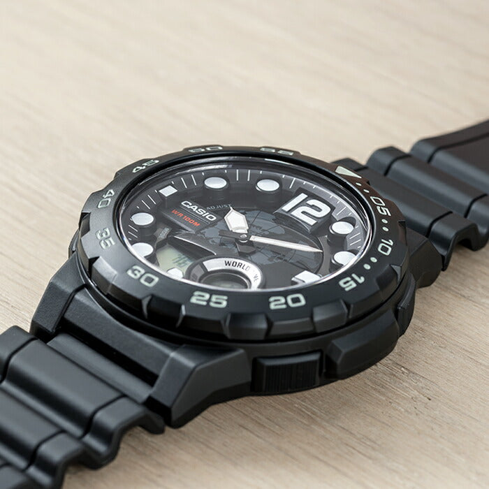 【10年保証】【日本未発売】CASIOSTANDARDカシオスタンダードAEQ-100W-1A腕時計時計ブランドメンズレディースキッズ子供男の子女の子チープカシオチプカシアナデジ日付カレンダー防水ブラック黒海外モデルギフトプレゼント