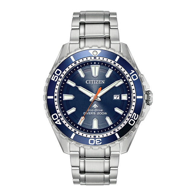 【10年保証】CITIZENシチズンプロマスターエコドライブダイバーBN0191-55L腕時計メンズ逆輸入アナログソーラーシルバーネイビー海外モデル