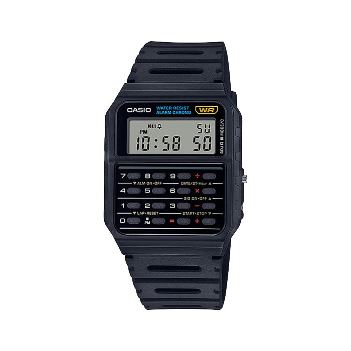 CASIO カシオ CA-53W-1Z ブラック ブラック文字盤 デジタル メンズ 腕時計