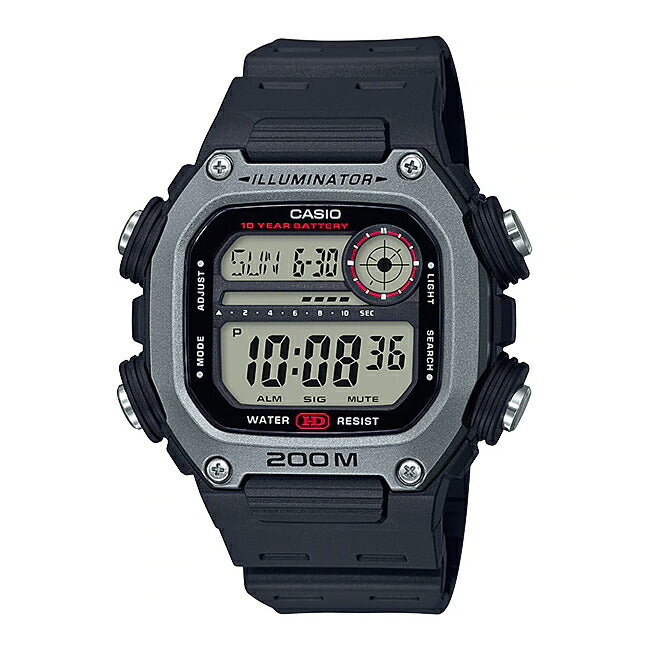 【10年保証】CASIOSPORTSカシオスポーツDW-291H-1A腕時計時計ブランドメンズレディースキッズ子供男の子女の子チープカシオチプカシデジタル日付カレンダー防水ブラック黒シルバーギフトプレゼント