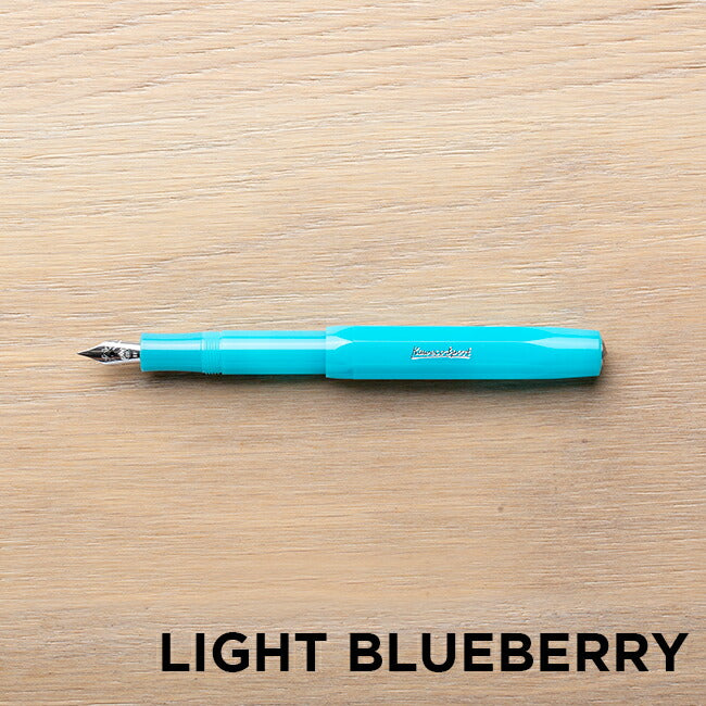 KAWECOカヴェコフロステッドスポーツ万年筆極細細EFF筆記用具文房具ブランドホワイト白イエロー黄色オレンジピンクブルー水色イエローグリーン黄緑スケルトンクリアギフトプレゼント