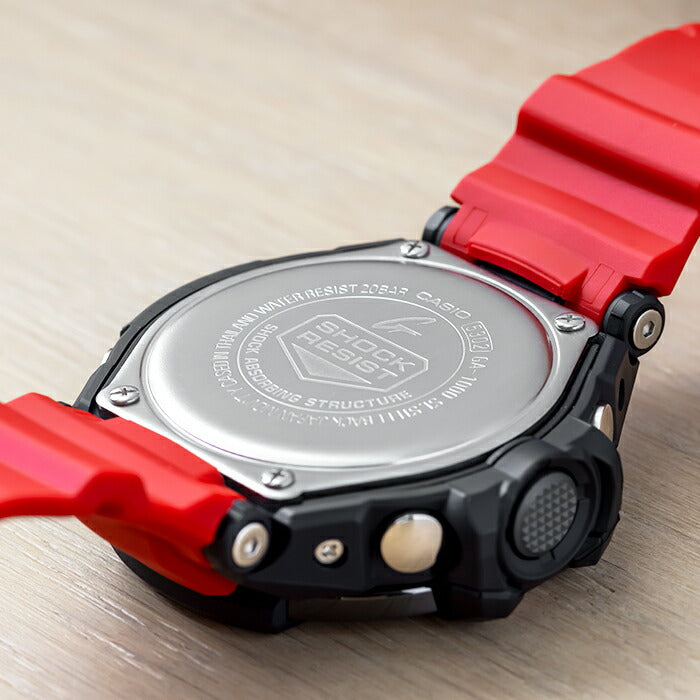 【10年保証】CASIOG-SHOCKカシオGショックスカイコックピットGA-1000-4B腕時計メンズキッズ子供男の子アナデジ防水ブラック黒レッド赤