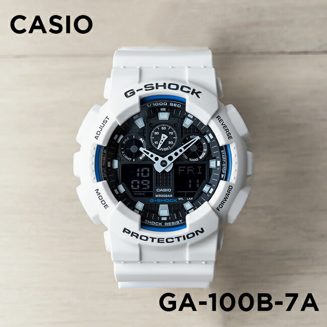 カシオ CASIO G-SHOCK GA-100B レッド アナデジ 腕時計