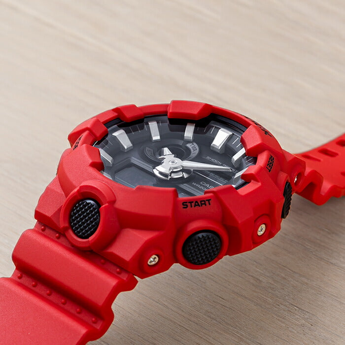 【10年保証】CASIOG-SHOCKカシオGショックGA-700-4A腕時計時計ブランドメンズキッズ子供男の子アナデジ日付カレンダー防水レッド赤ブラック黒ギフトプレゼント