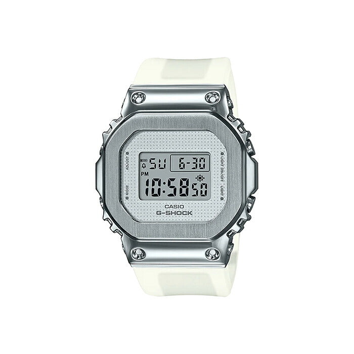 【10年保証】CASIOG-SHOCKカシオGショックGM-S5600SK-7腕時計時計ブランドメンズキッズ子供男の子デジタル日付カレンダー防水シルバーホワイト白スケルトンクリアギフトプレゼント