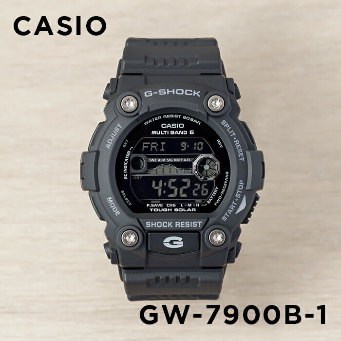 【10年保証】CASIOG-SHOCKカシオGショックGW-7900B-1腕時計時計ブランドメンズキッズ子供男の子デジタル電波ソーラーソーラー電波日付カレンダー防水ブラック黒オールブラックギフトプレゼント