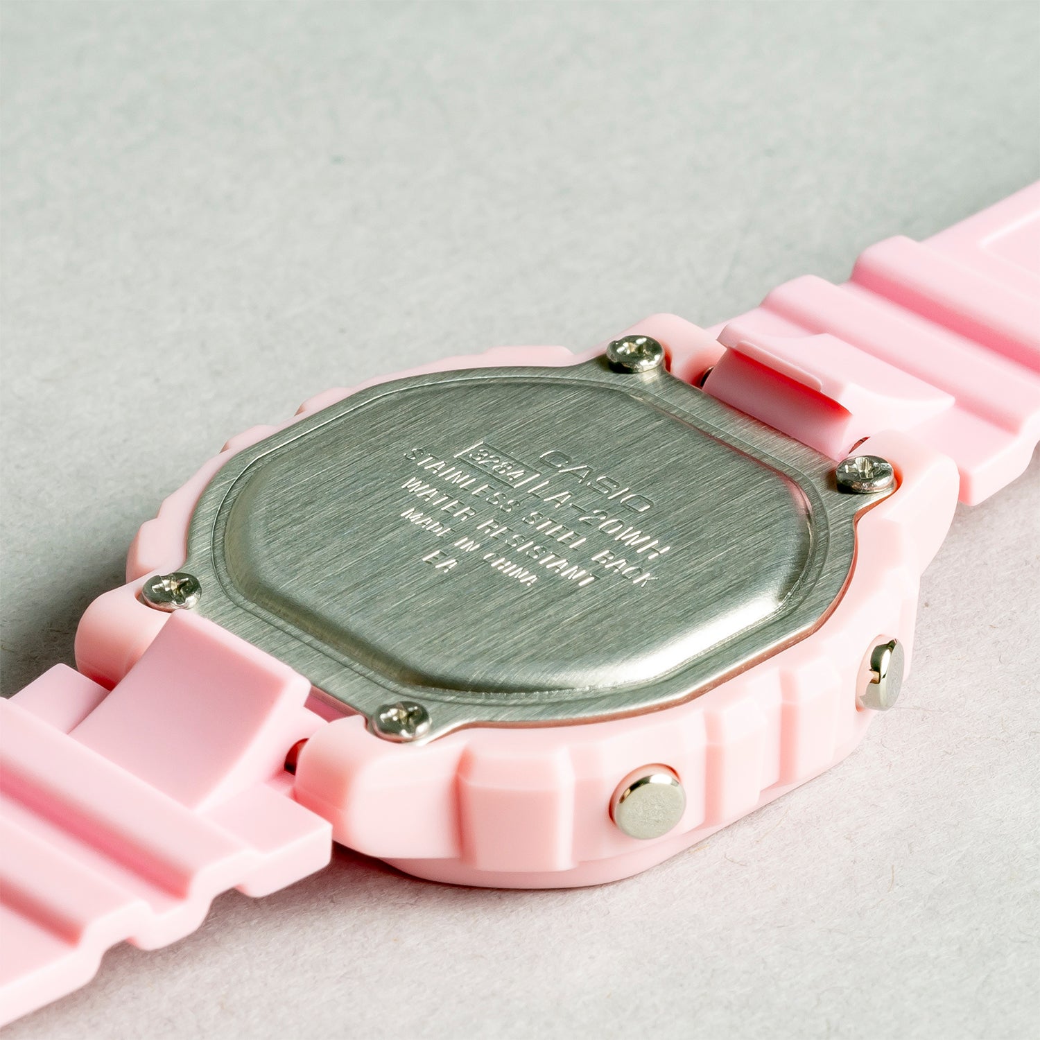 CASIO カシオ LA-20WH-4A1 ピンク ホワイト文字盤 デジタル レディース 腕時計