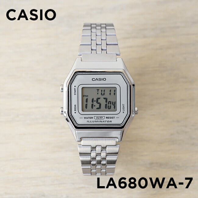 CASIO カシオ LA680WA-7 デジタルウォッチ - 時計