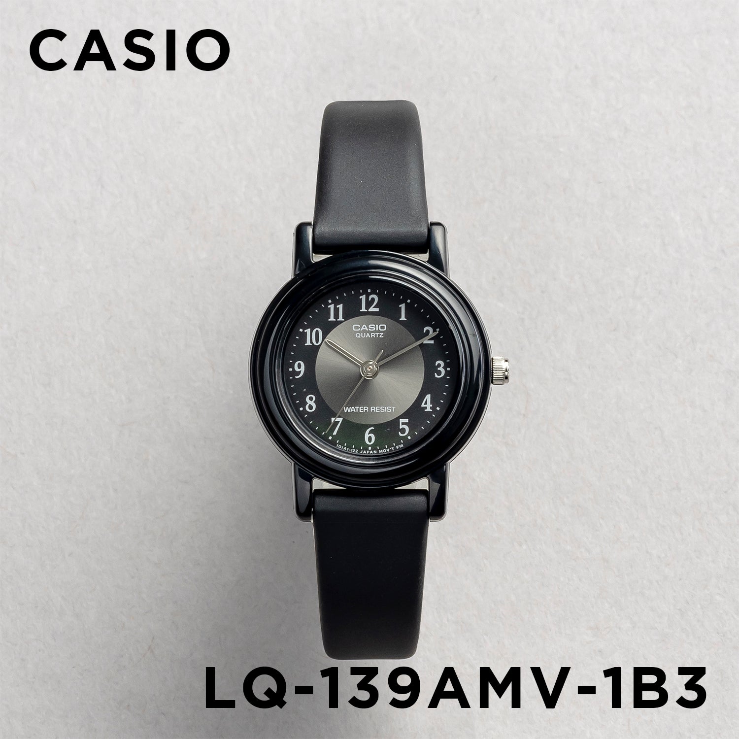 CASIO カシオ LQ-139AMV-1B3 ブラック ブラック文字盤 アナログ レディース 腕時計