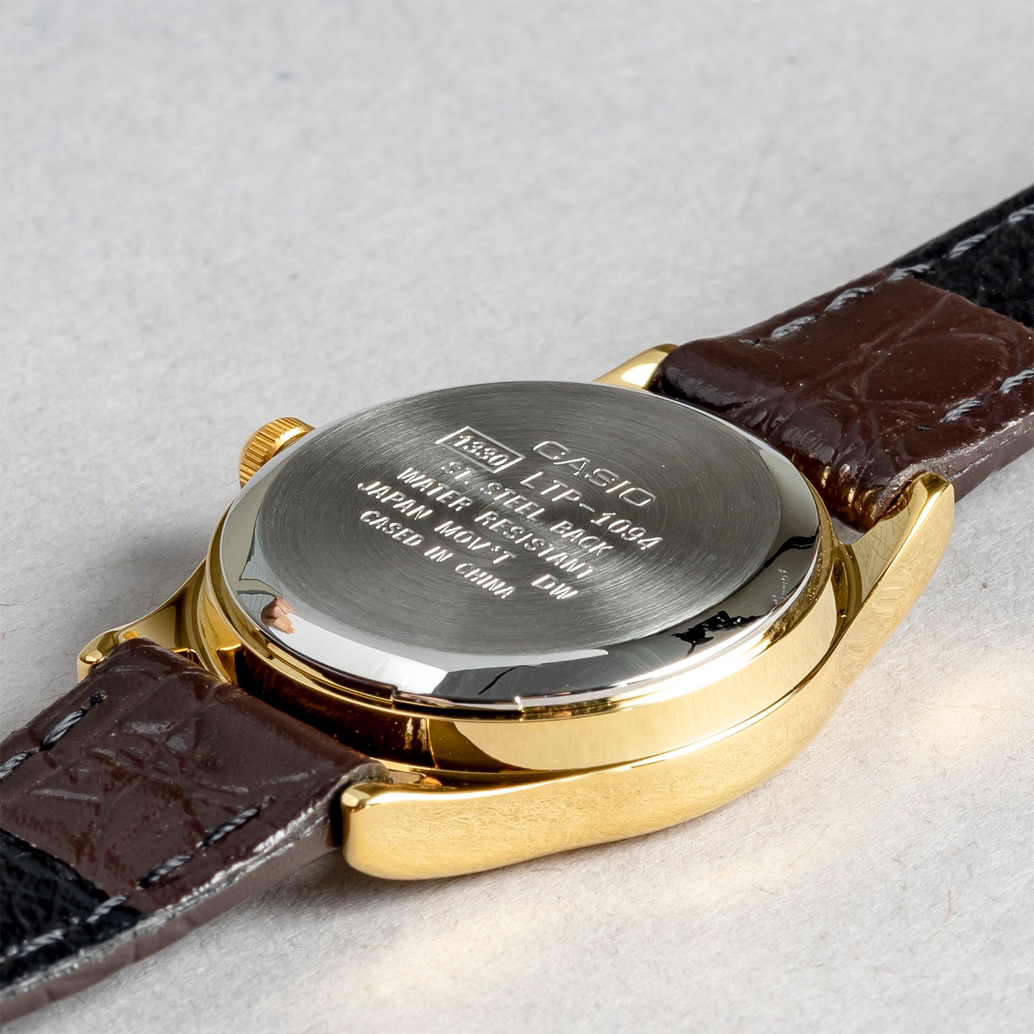 CASIO カシオ LTP-1094Q ブラウン アナログ レディース 腕時計