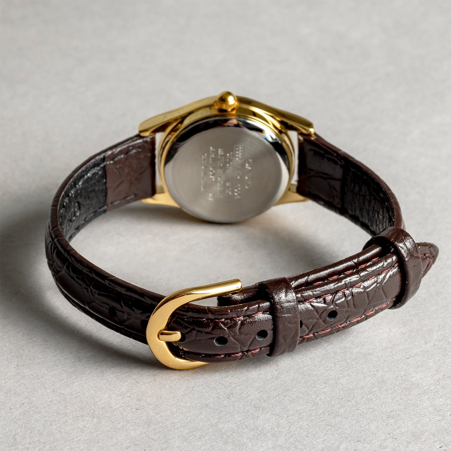 CASIO カシオ LTP-1094Q ブラウン アナログ レディース 腕時計