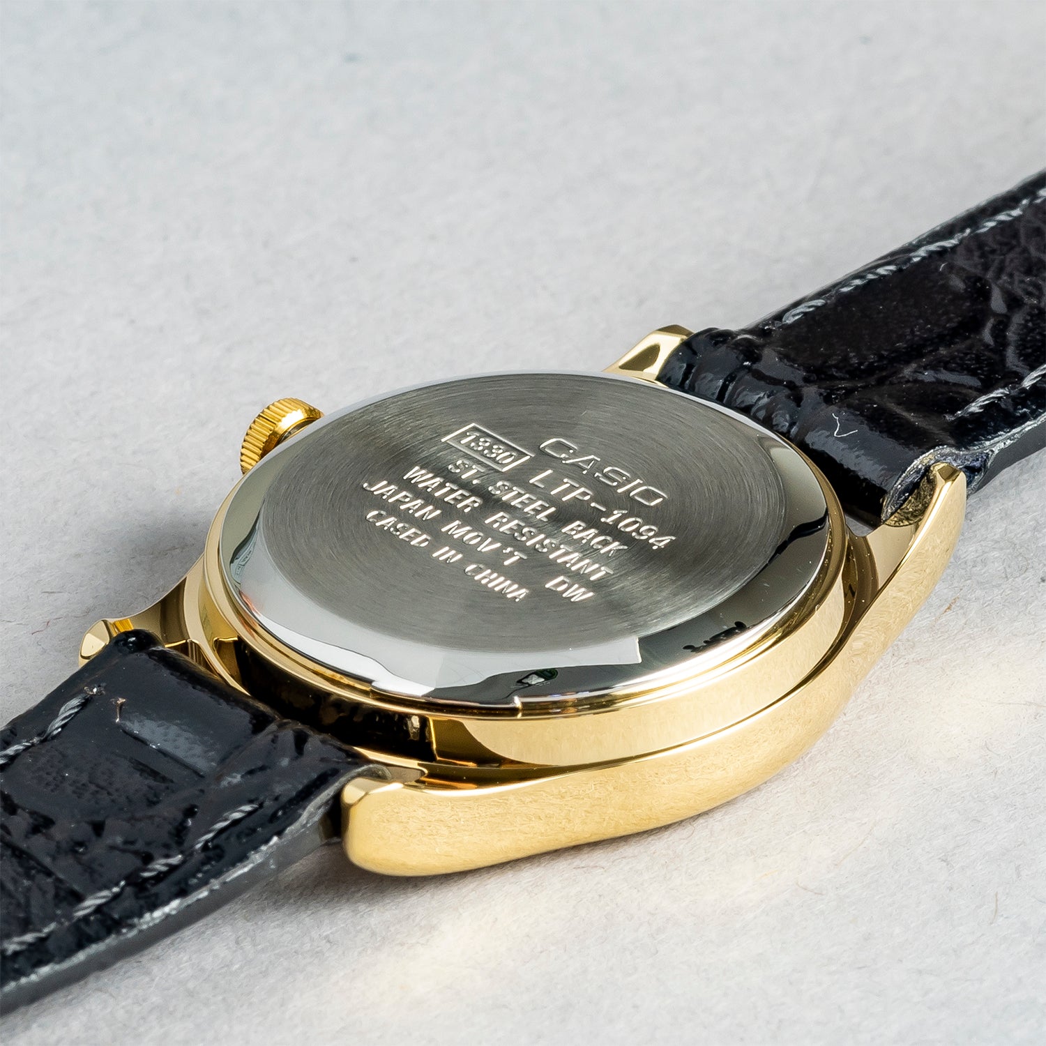 CASIO カシオ LTP-1094Q ブラック アナログ レディース 腕時計