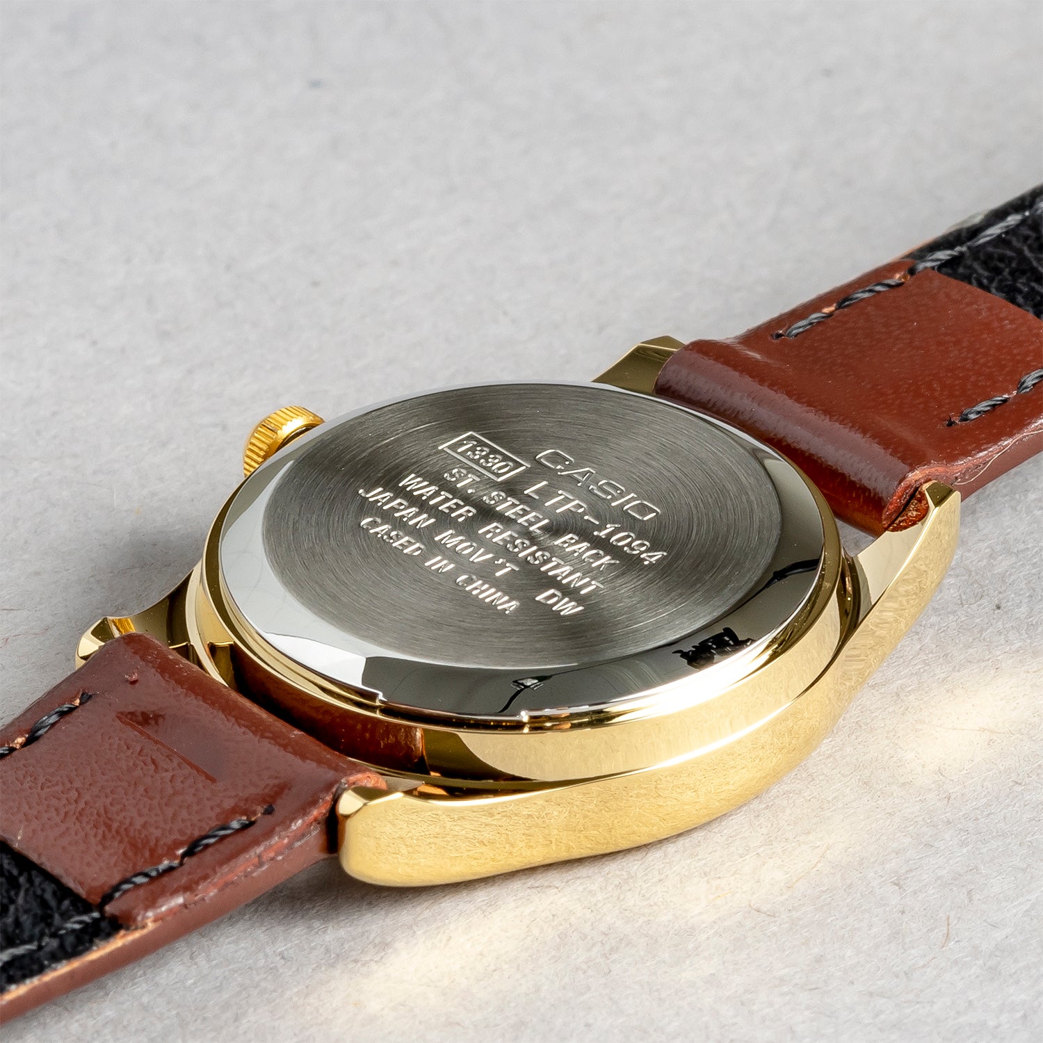 CASIO カシオ LTP-1094Q ブラウン アナログ レディース 腕時計