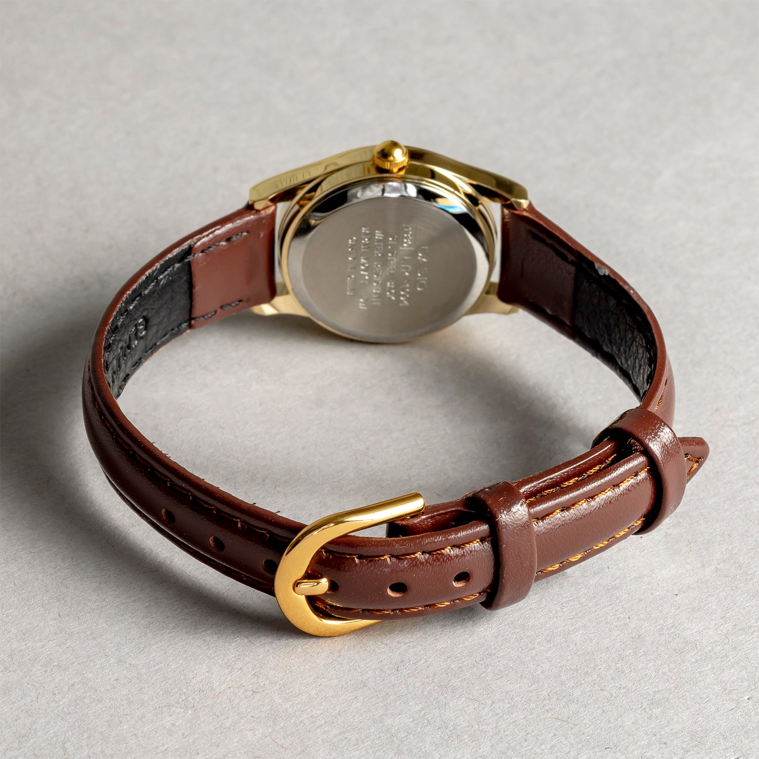 CASIO カシオ LTP-1094Q ブラウン アナログ レディース 腕時計