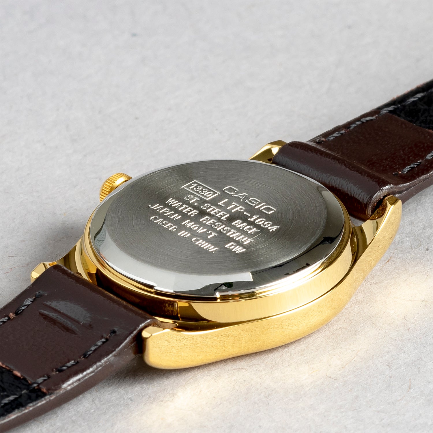 CASIO カシオ LTP-1094Q ブラウン アナログ レディース 腕時計
