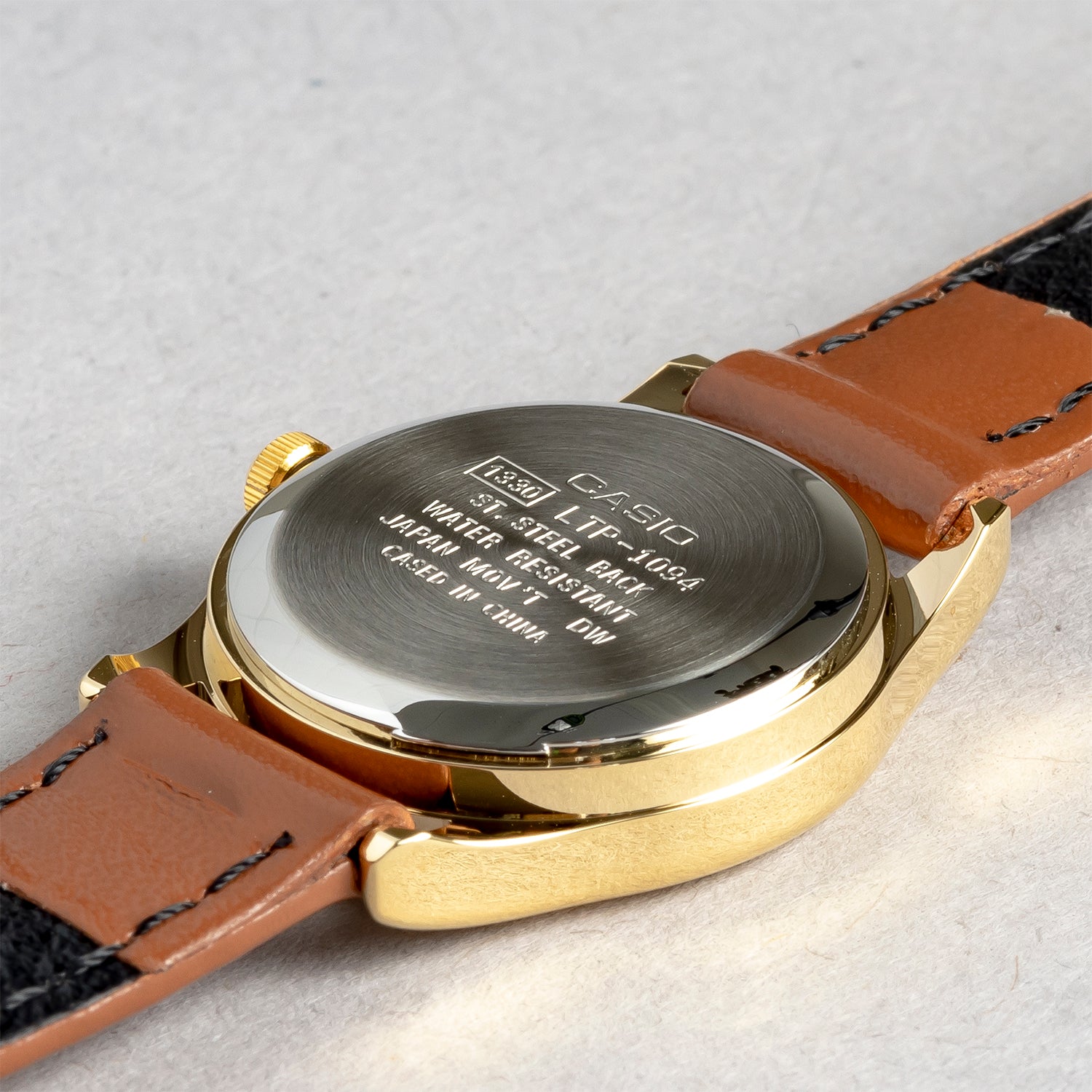 CASIO カシオ LTP-1094Q ブラウン アナログ レディース 腕時計