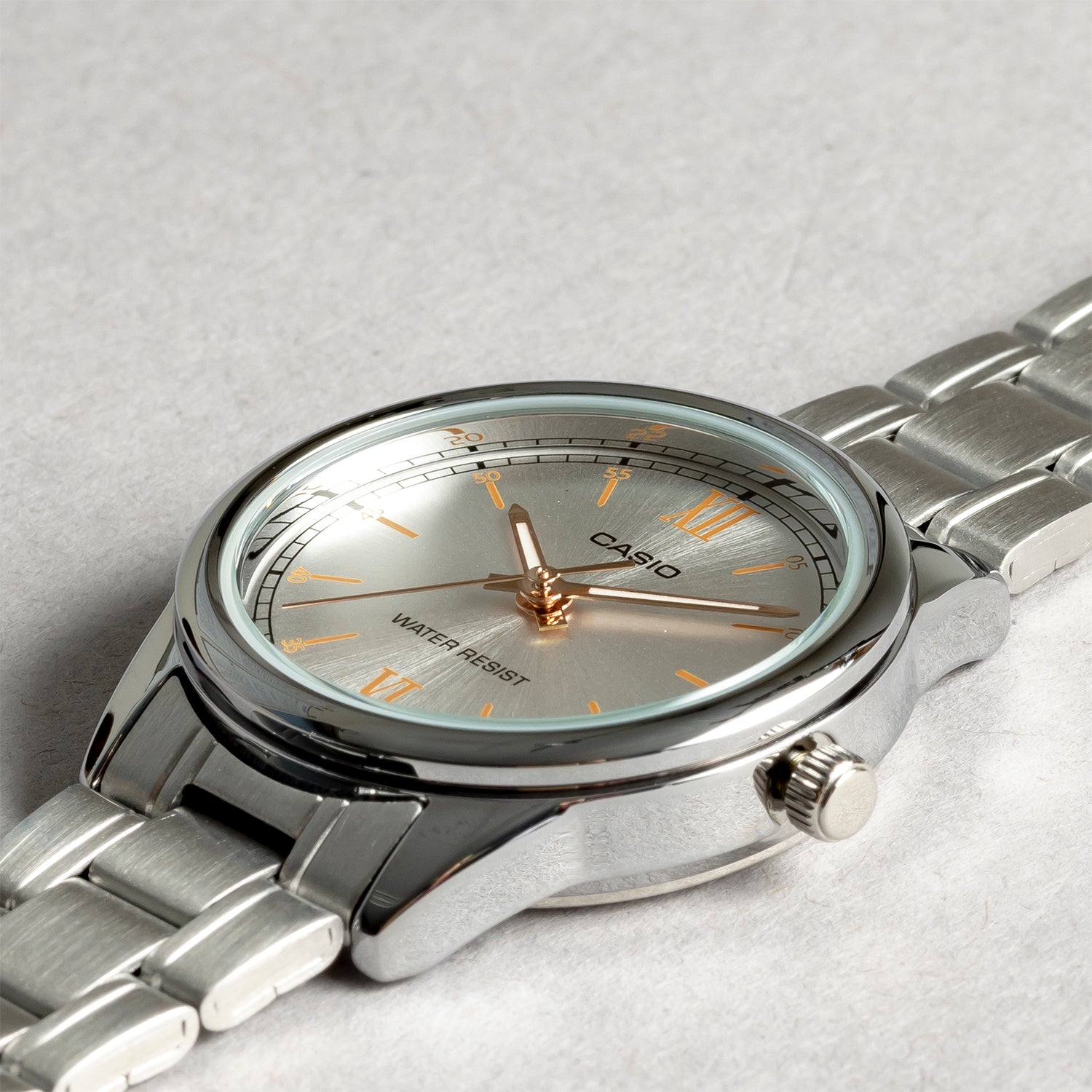 CASIO カシオ LTP-V005D-7B2 シルバー シルバー文字盤 アナログ レディース 腕時計