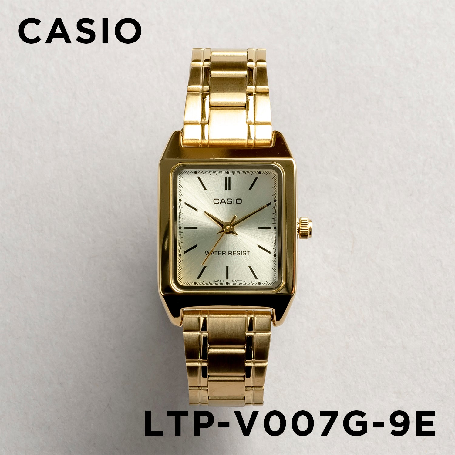 CASIO カシオ LTP‑V007G‑9E ゴールド ゴールド文字盤 アナログ レディース 腕時計