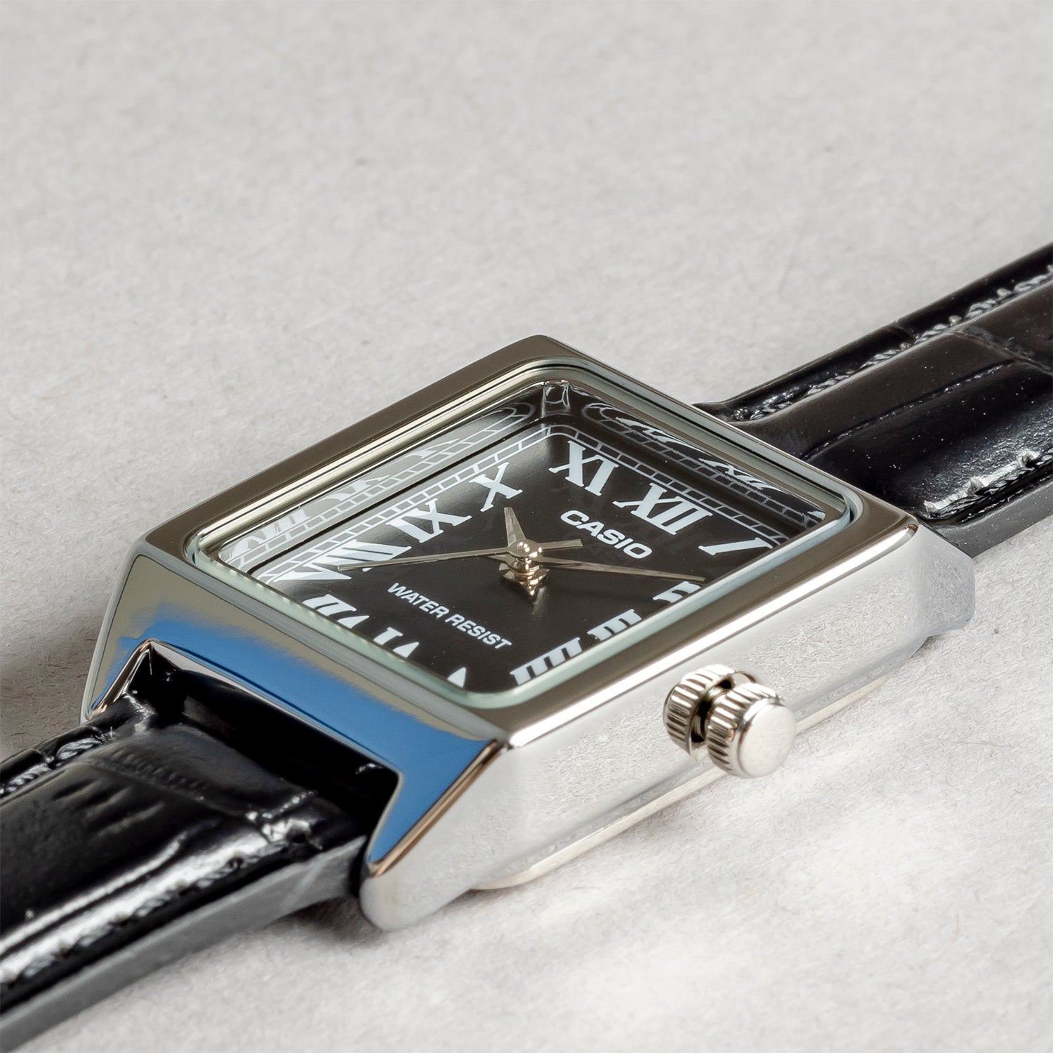 CASIO カシオ LTP-V007L-1B ブラック ブラック文字盤 アナログ レディース 腕時計