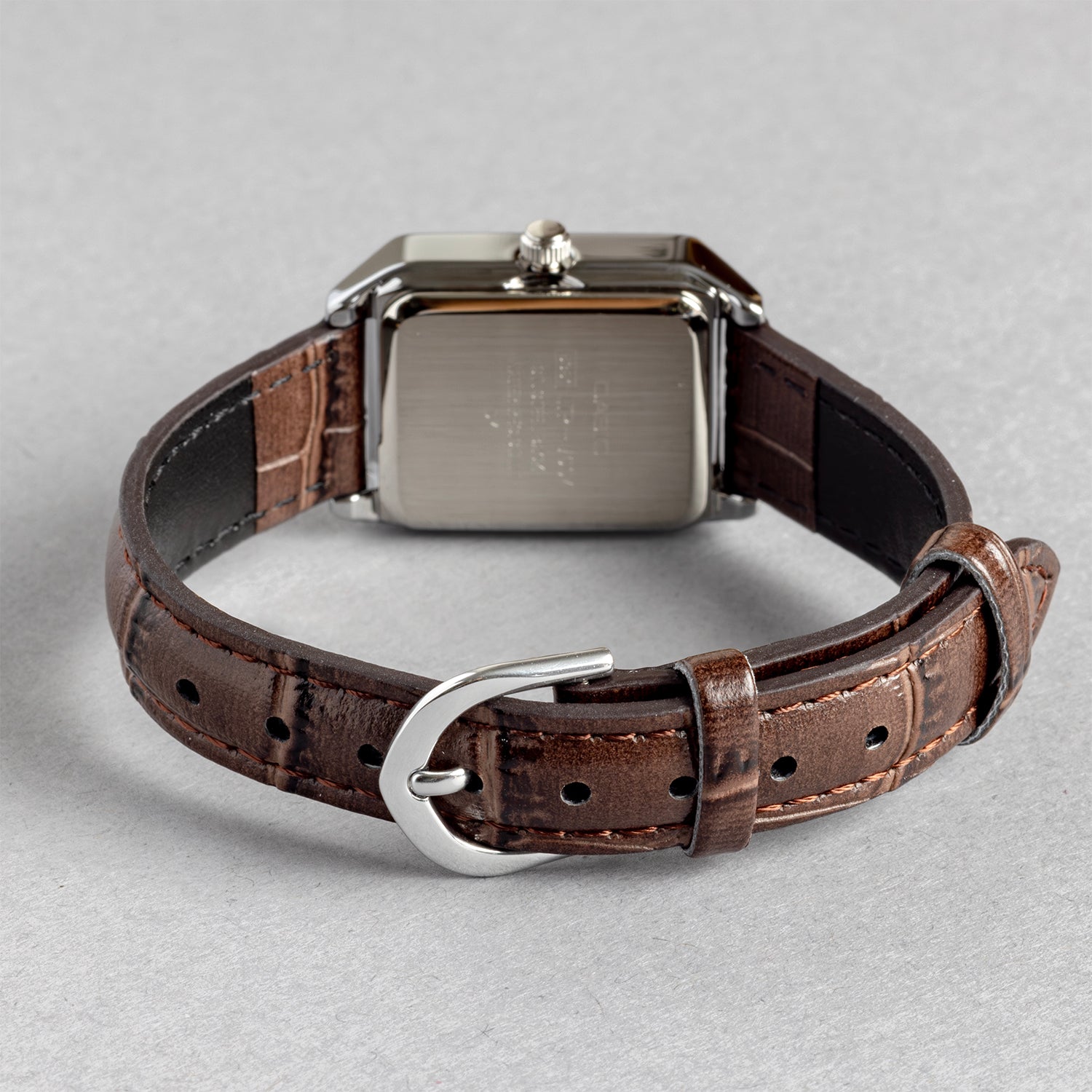 CASIO カシオ LTP-V007L-7B2 ブラウン ホワイト文字盤 アナログ レディース 腕時計 ベルト