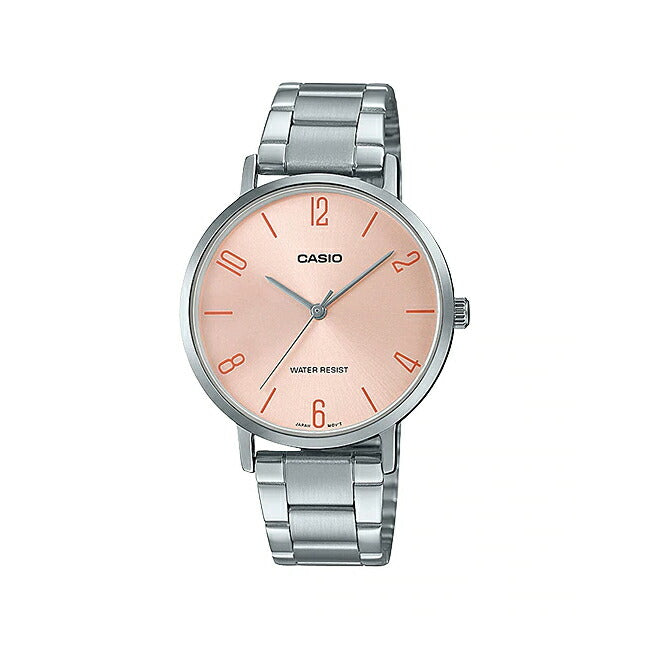【10年保証】【日本未発売】CASIOSTANDARDカシオスタンダードLTP-VT01D-4B2腕時計時計ブランドレディースキッズ子供女の子チープカシオチプカシアナログシルバーピンク海外モデルギフトプレゼント
