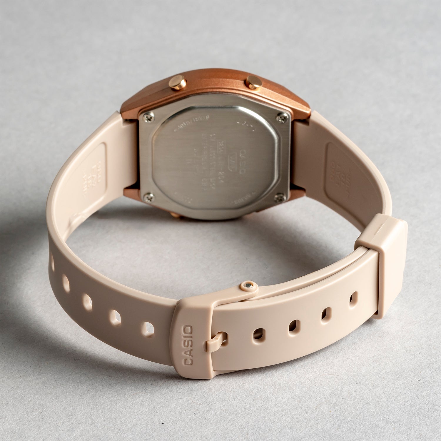 CASIO カシオ LW-204-4A ベージュ ベージュ文字盤 デジタル ユニセックス 腕時計 ベルト