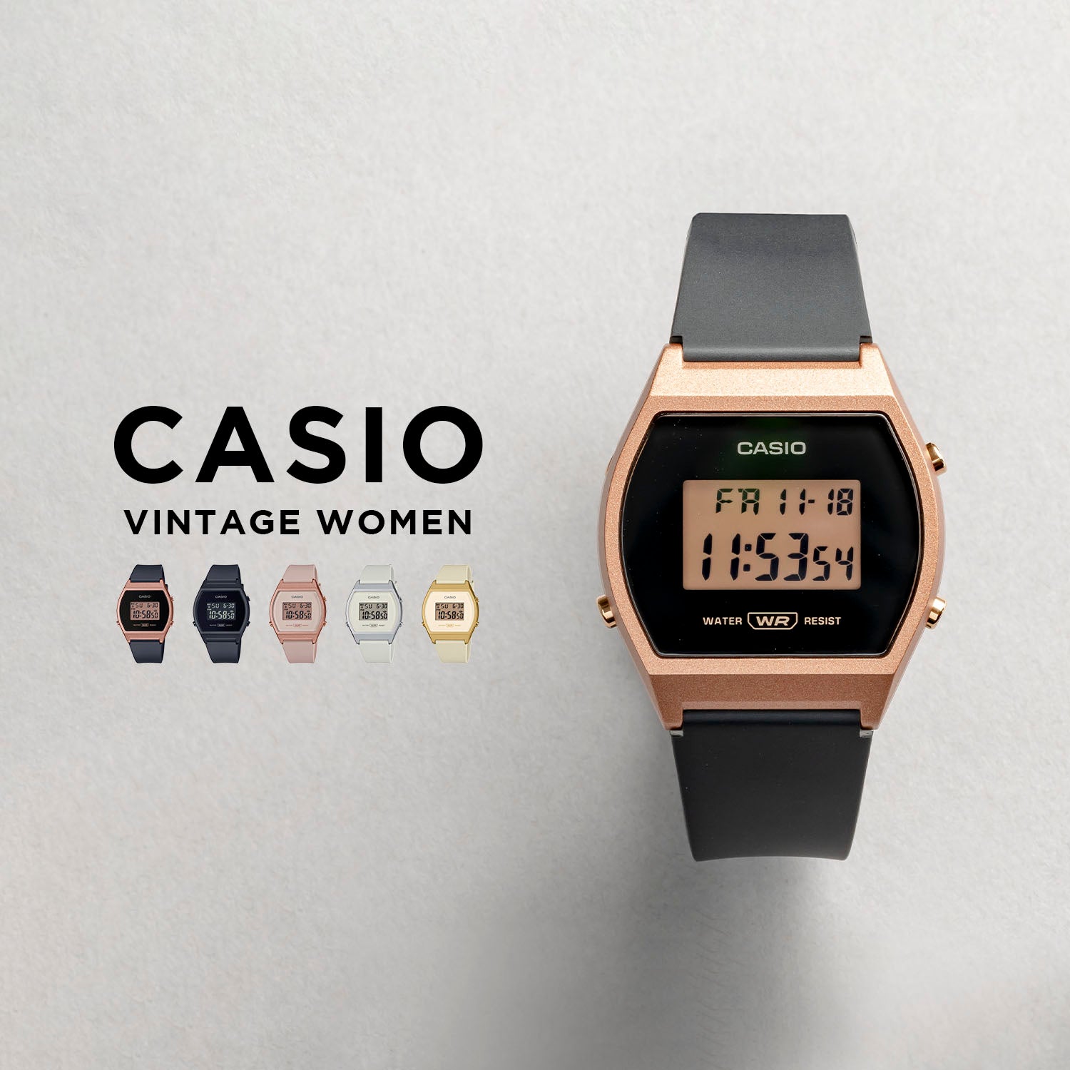 CASIO カシオ LW-204 デジタル レディース 腕時計