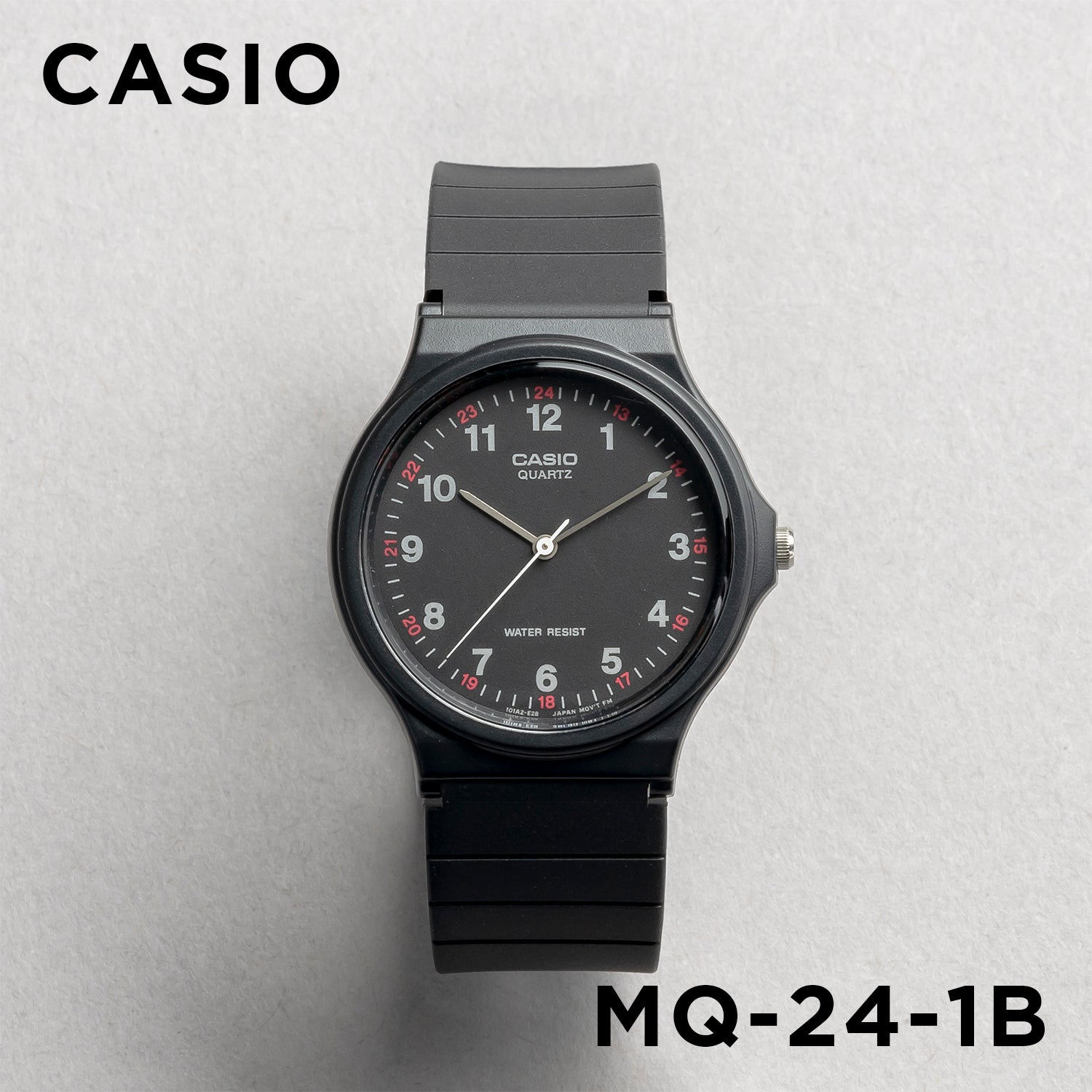 CASIO カシオ MQ-24-1B ブラック ブラック文字盤 アナログ メンズ 腕時計