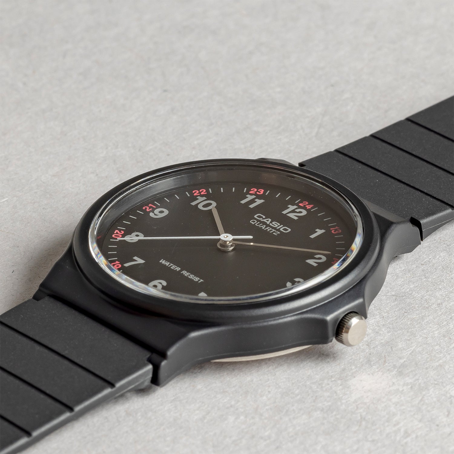 CASIO カシオ MQ-24-1B ブラック ブラック文字盤 アナログ メンズ 腕時計