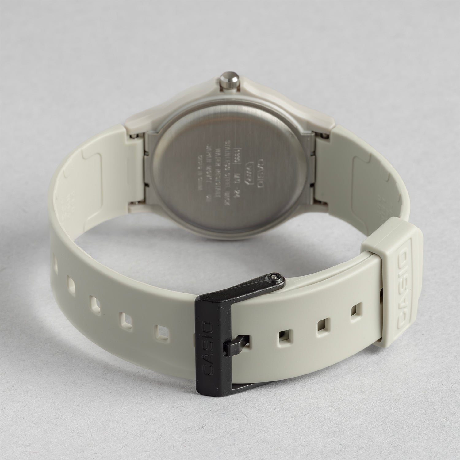 CASIO カシオ MQ-24UC-8B ベージュ ブラック文字盤 アナログ メンズ 腕時計 ベルト