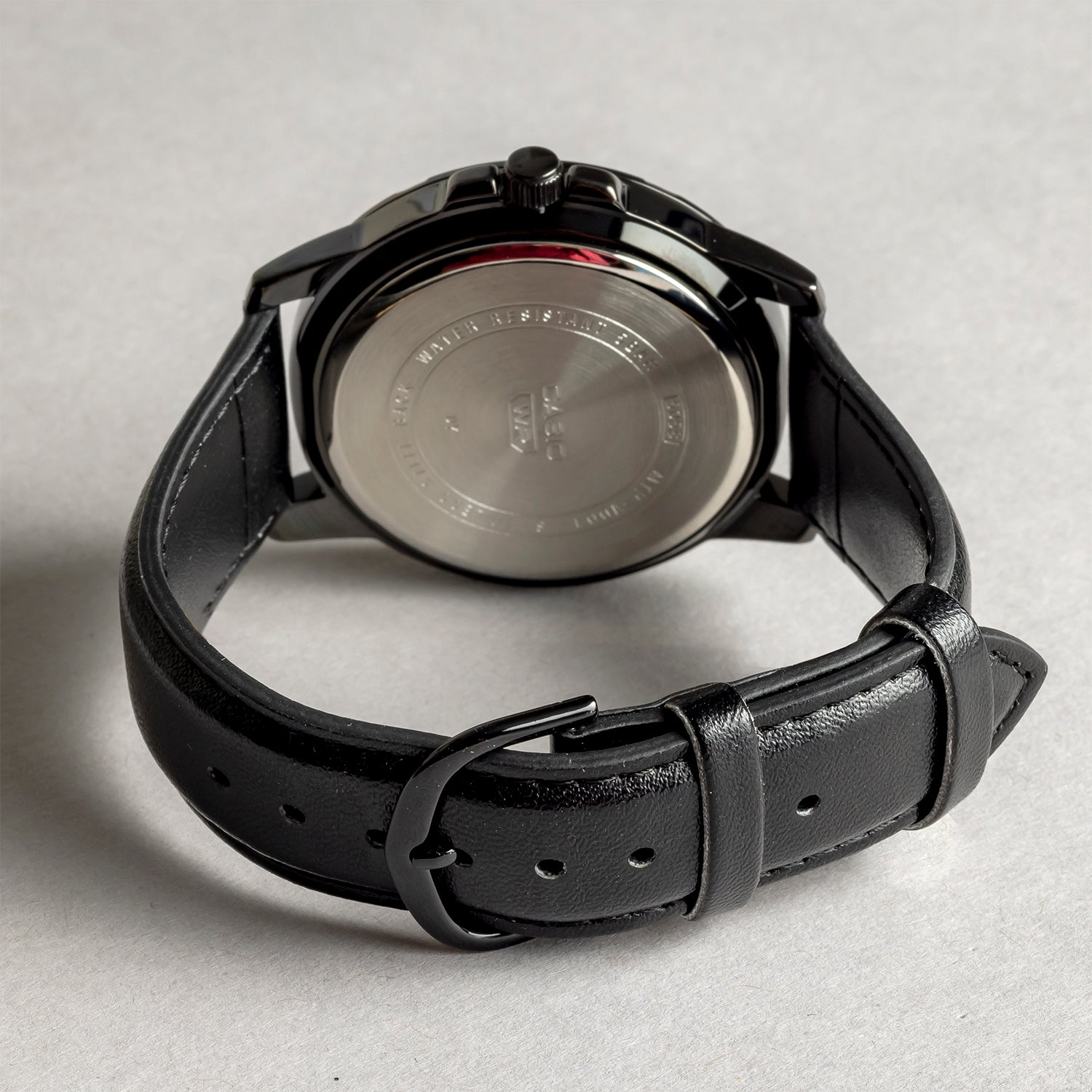 CASIO カシオ MTP-VD01BL-1B ブラック ブラック文字盤 アナログ メンズ 腕時計