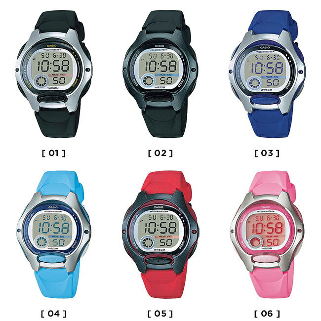 【10年保証】【日本未発売】CASIOカシオスタンダード腕時計時計ブランドレディースキッズ子供女の子チープカシオチプカシデジタル日付カレンダーシルバーブラック黒ブルー青ピンクブルー水色レッド赤ホワイト白海外モデルギフトプレゼント