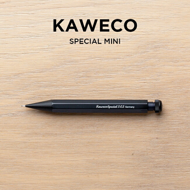 KAWECOカヴェコスペシャルミニペンシル0.5MM筆記用具文房具ブランドシャープペンシルシャーペンブラック黒ギフトプレゼント